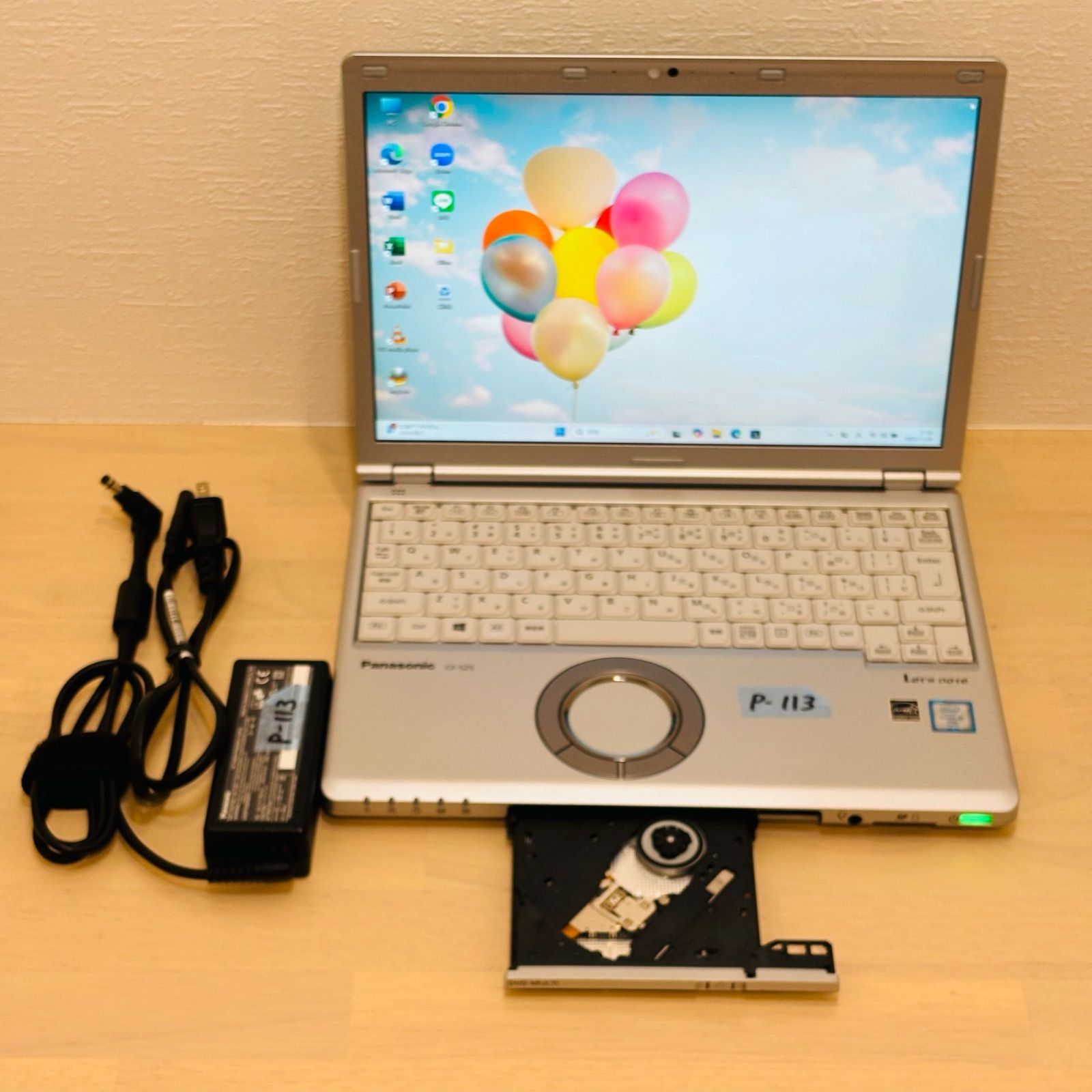 レッツノート PC Windows11 SSD DVD オフィス付き P-113 - メルカリ