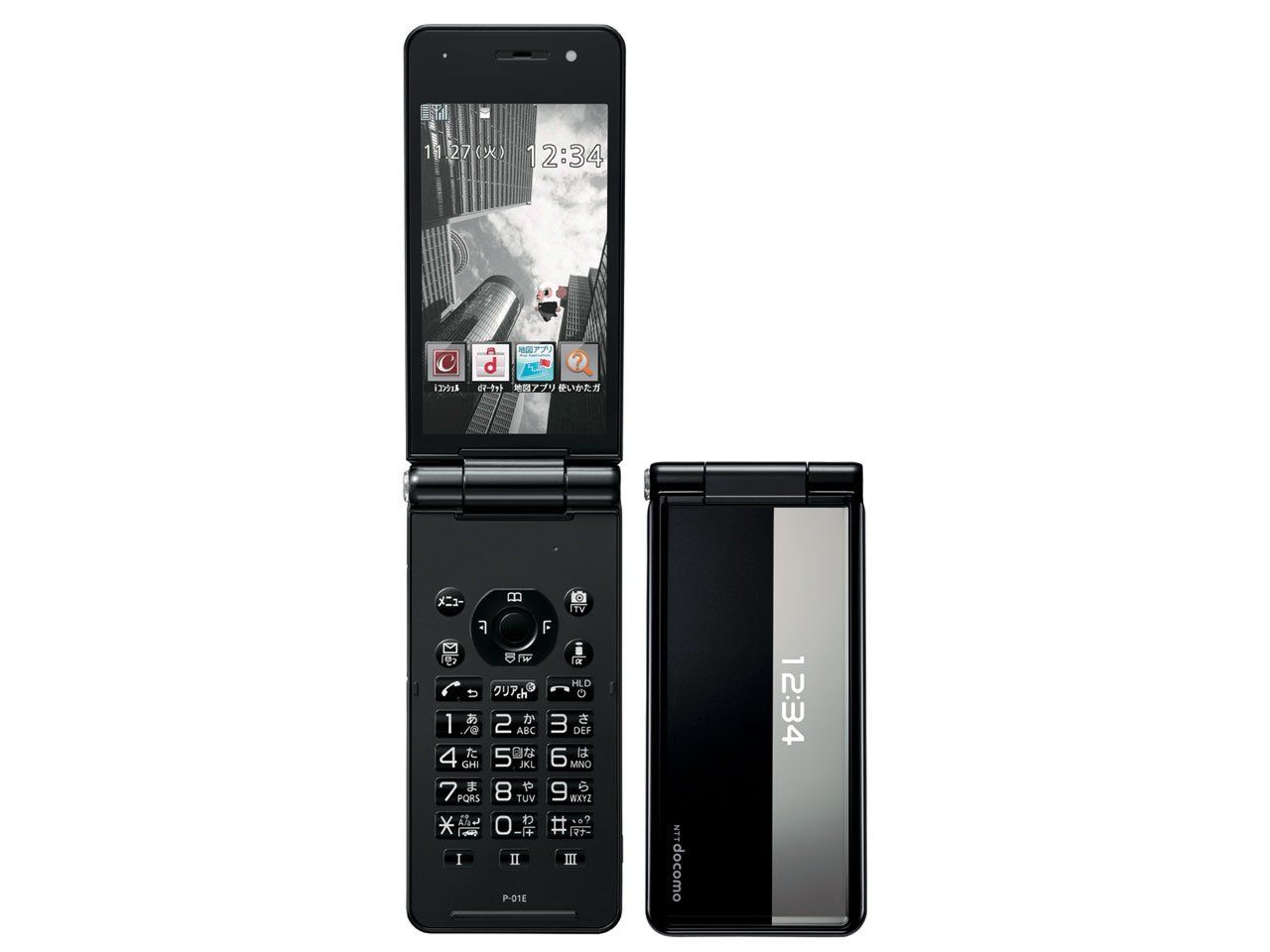 docomo STYLE series P-01E [ブラック] 
