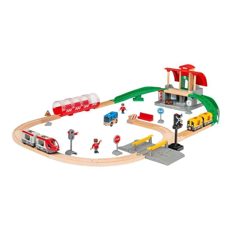BRIO ブリオ セントラルステーションセット 33989 対象年齢 3歳 おもちゃ 玩具 木製おもちゃ 木製レール レールセット プレゼント