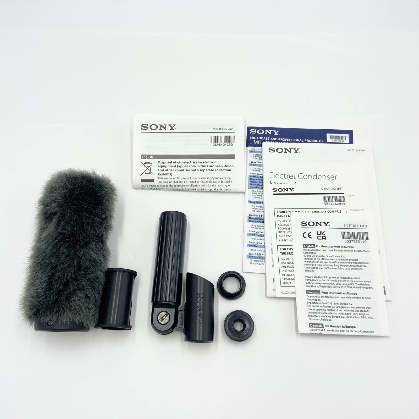 SONY ECM-VG1 エレクトレットコンデンサーマイクロホン 【C5264-60】