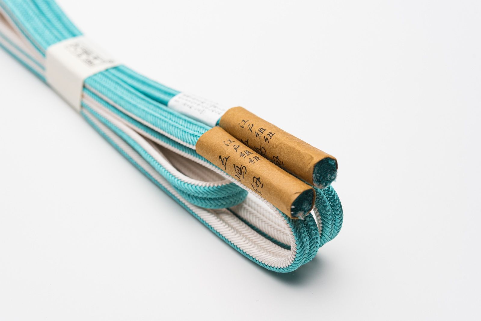 長尺 江戸組紐 五嶋紐 帯締め リバーシブル 新橋色