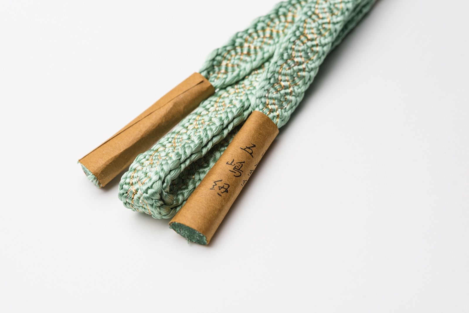 江戸組紐 五嶋紐 帯締め ゆらゆら 若竹色