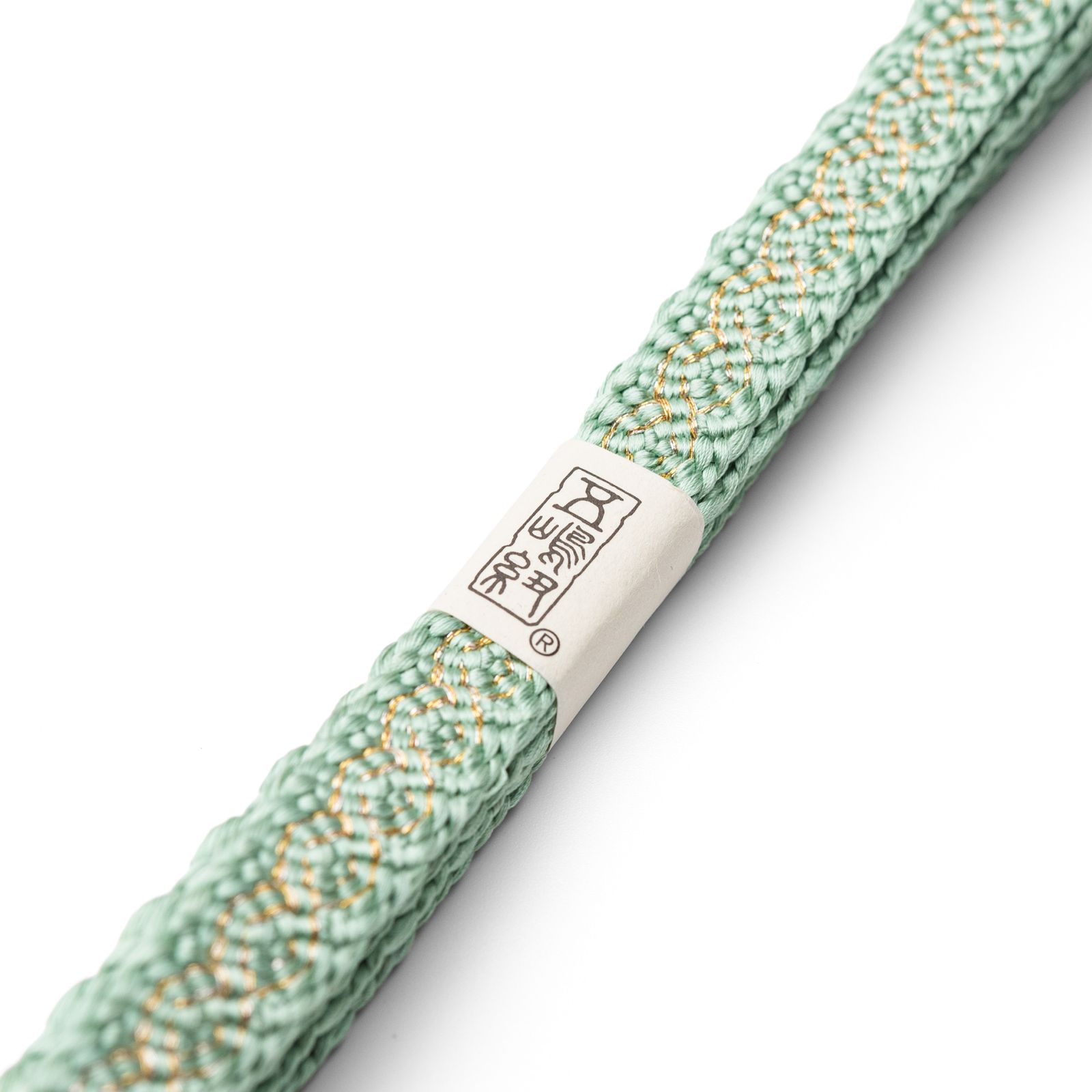 江戸組紐 五嶋紐 帯締め ゆらゆら 若竹色