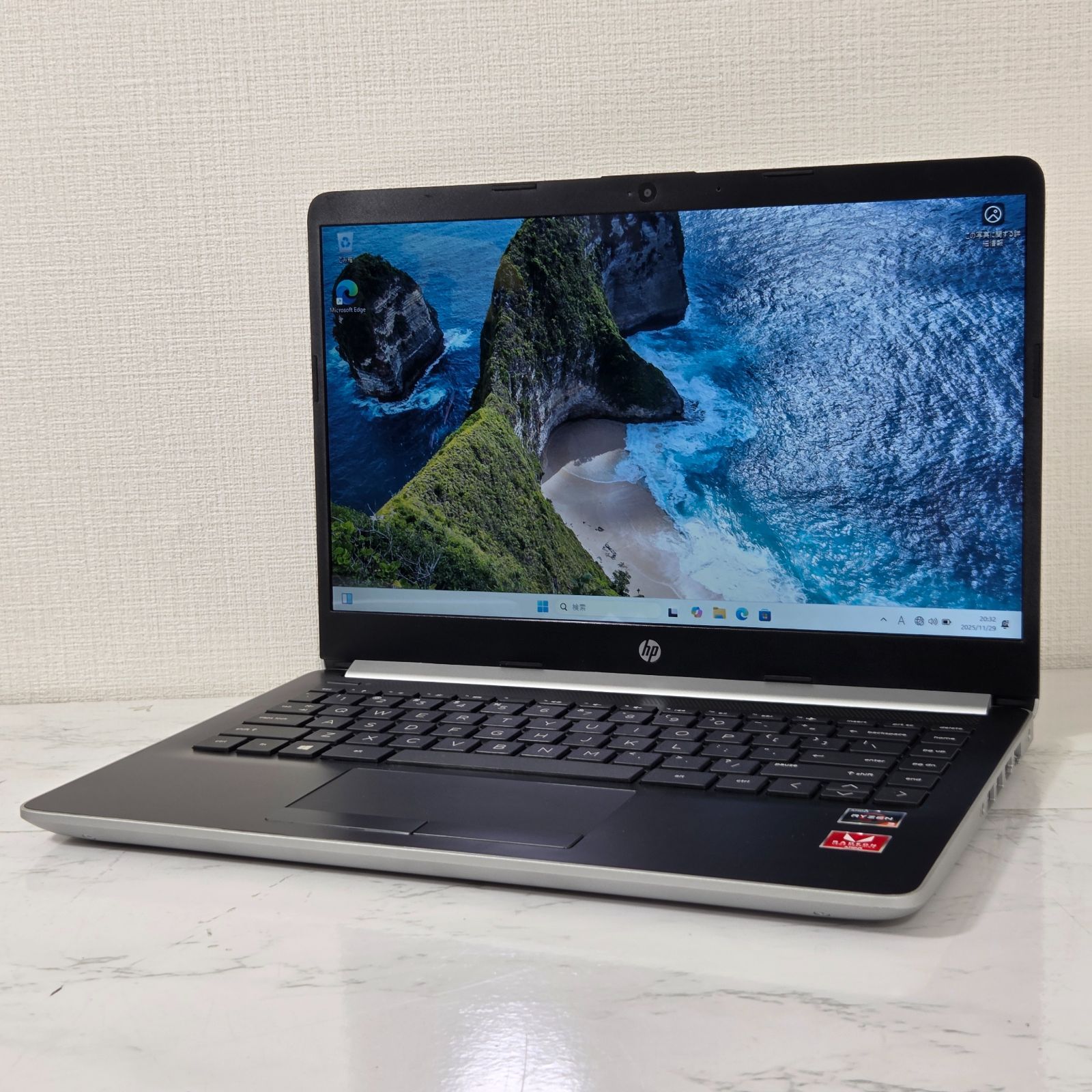 1週間保証 HP Laptop 14 dk AMD Ryzen 3 3200 U メモリ8 GB Radeon Vega Graphics 14インチFHD