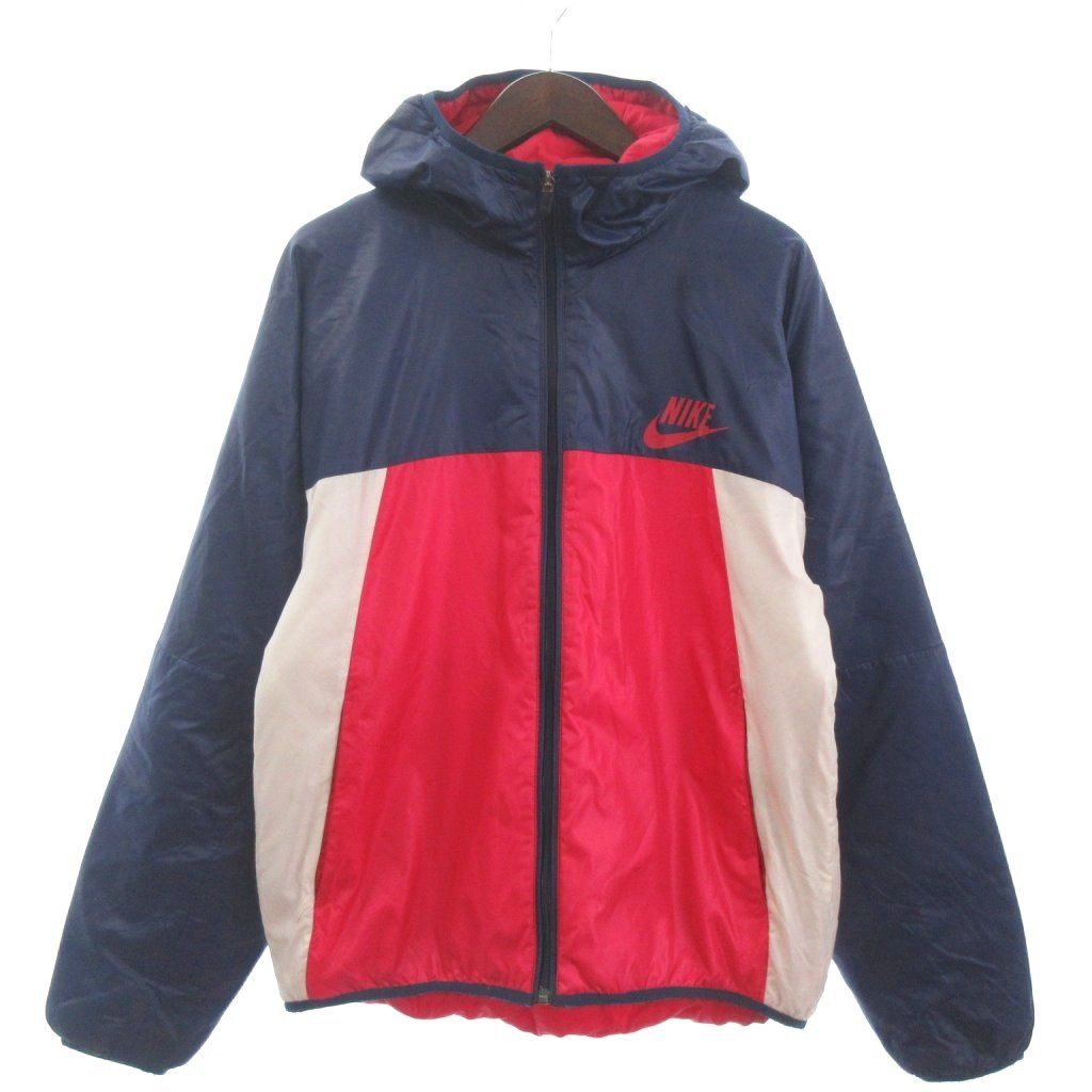 ナイキ NIKE 中綿ジャケット パーカー 長袖 ロゴ プリント ナイロン