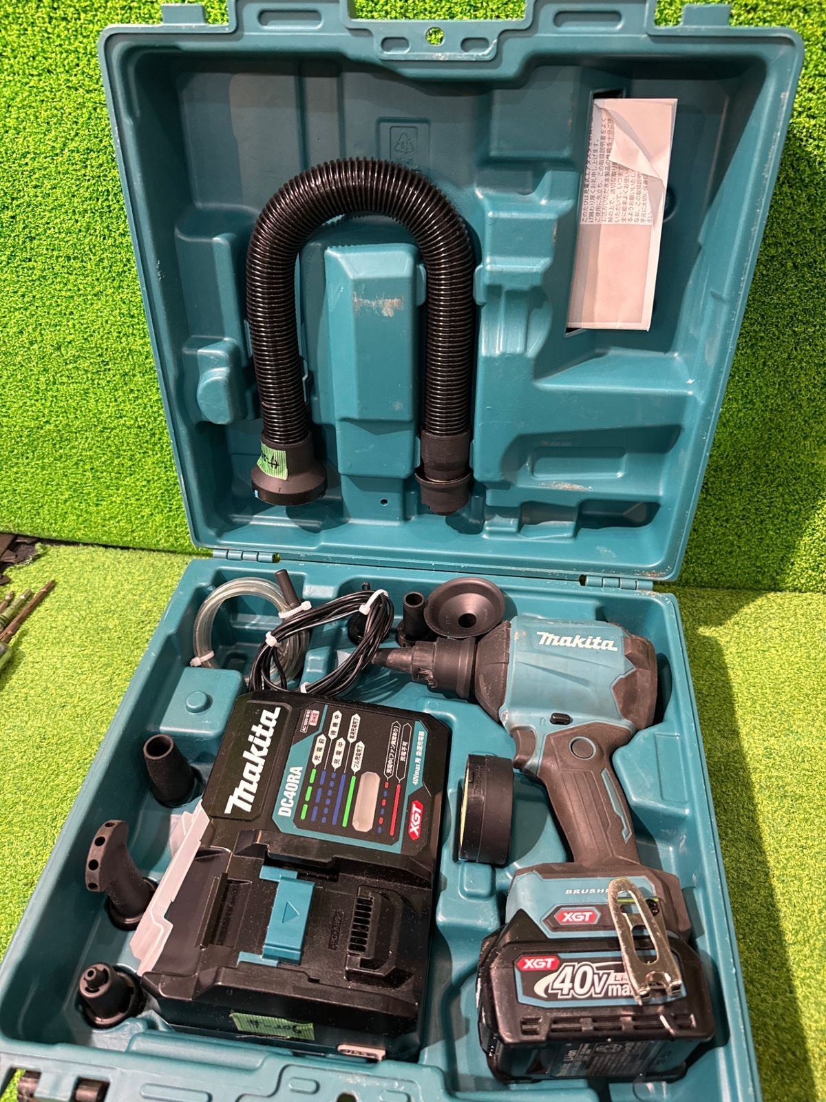 サ 206 マキタ 充電式エアダスタ バッテリ 充電回数9回 充電器 ケース有