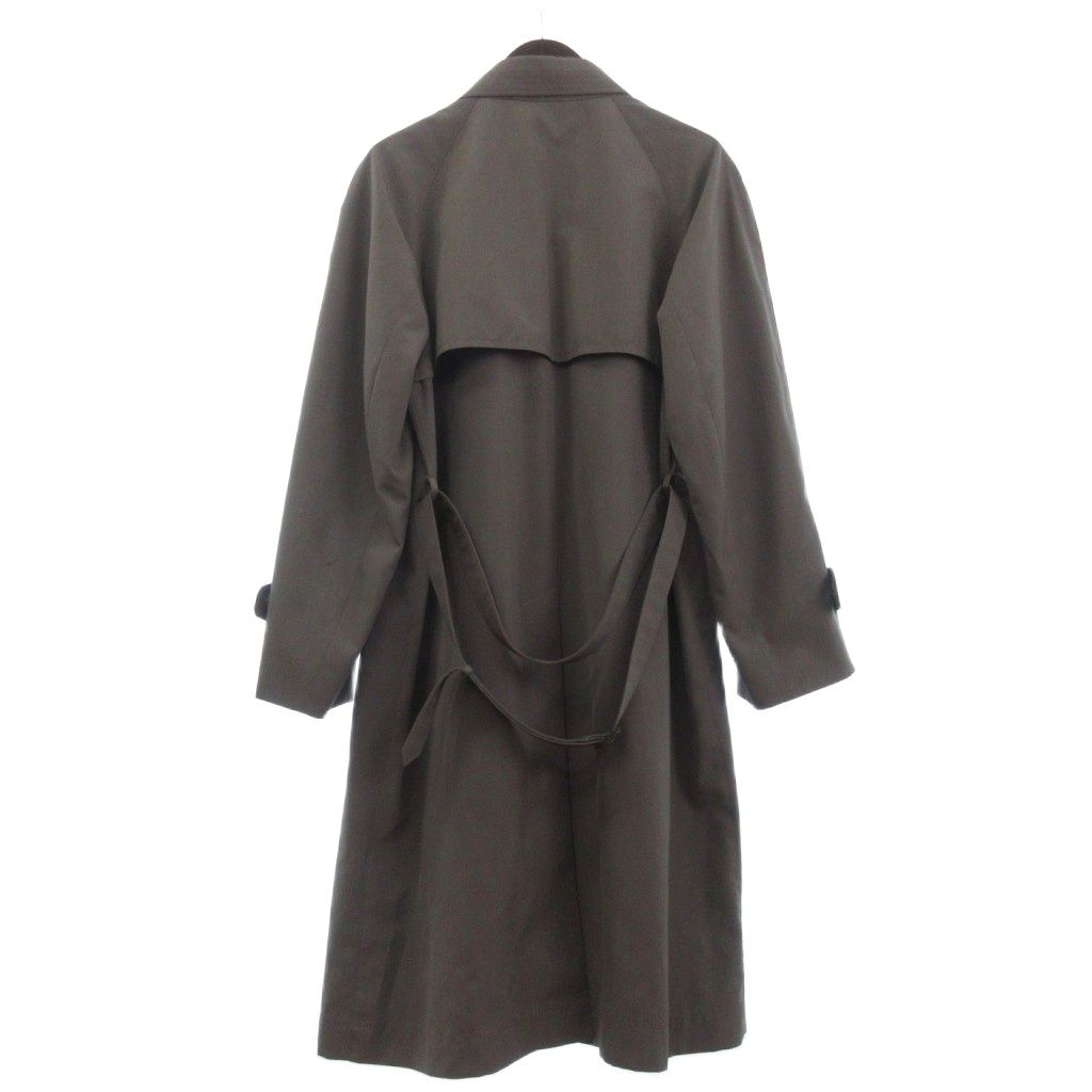 ランバン LANVIN ステンカラーコート ロング丈 長袖 総裏 C-0Y1002