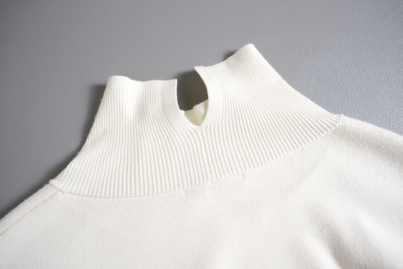 819t*美品 LE PHIL ルフィル ボーダー ハイネック ニット プルオーバー