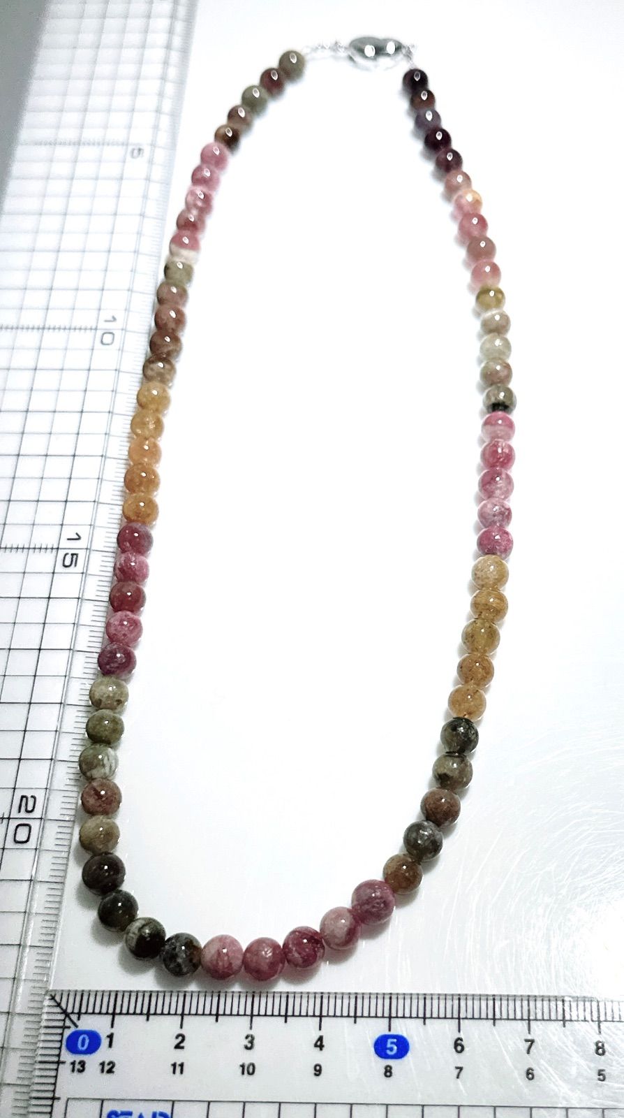 マルチトルマリンネックレスNO25-2419 - メルカリ