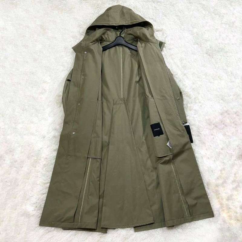 LOVELESS ラブレス ブッシュマン コート グリーン L ビックシルエット オーバー サイズ フーデッド はっ水