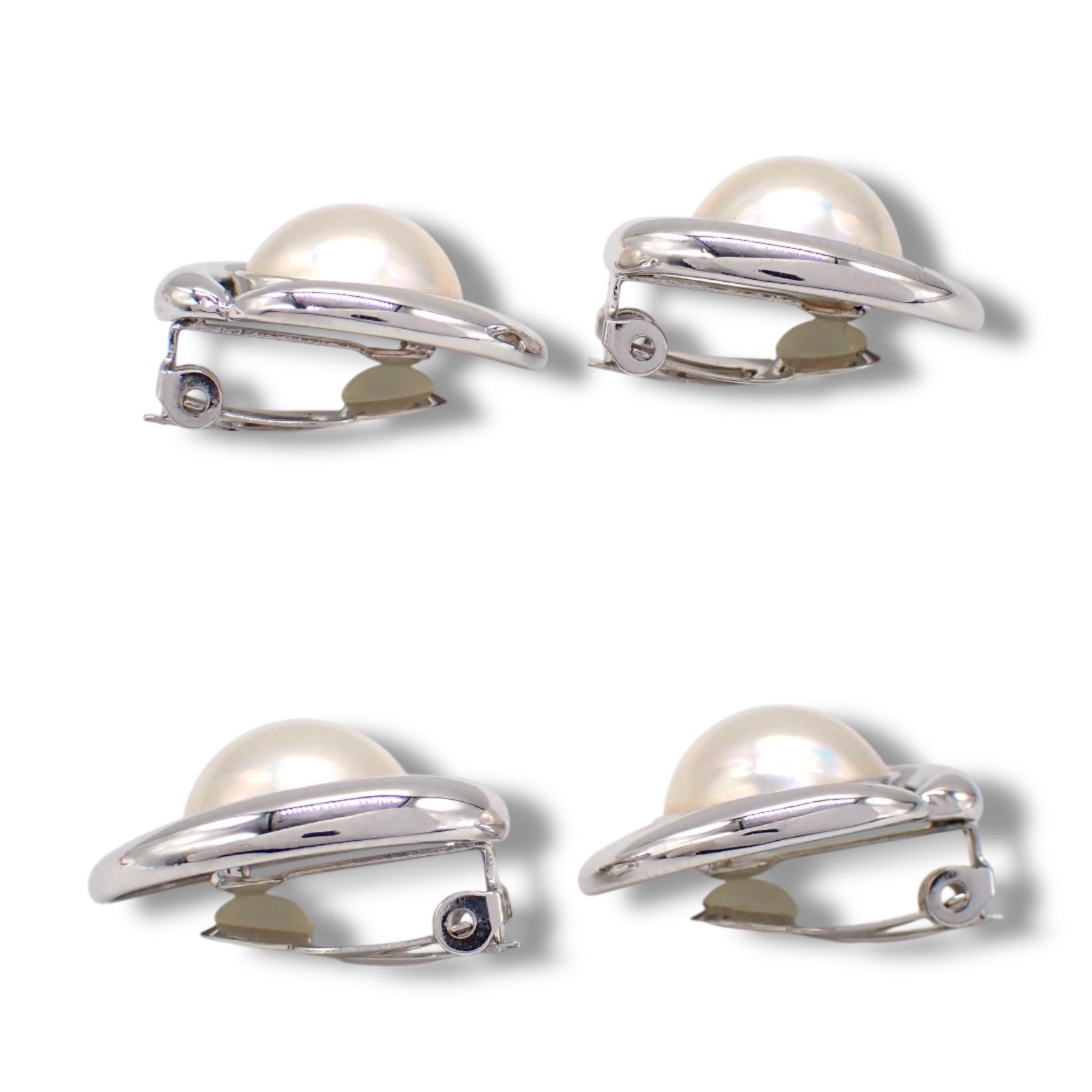 箱 タサキ TASAKI 田崎真珠 マベパール 真珠 パール 14mm 羽根 SV 