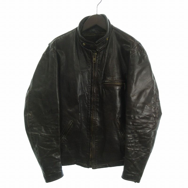 ショット SCHOTT ヴィンテージ 80s シングルライダースジャケット