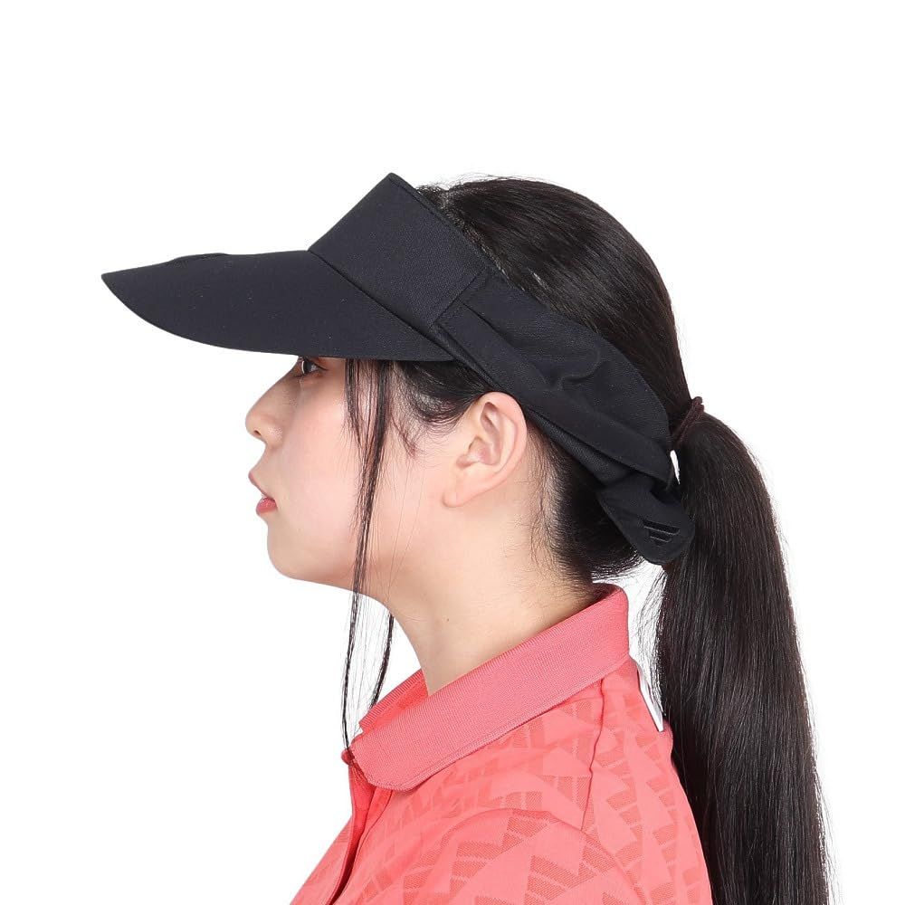 アディダスゴルフ] ゴルフバイザー スリーストライプス リボンバイザー