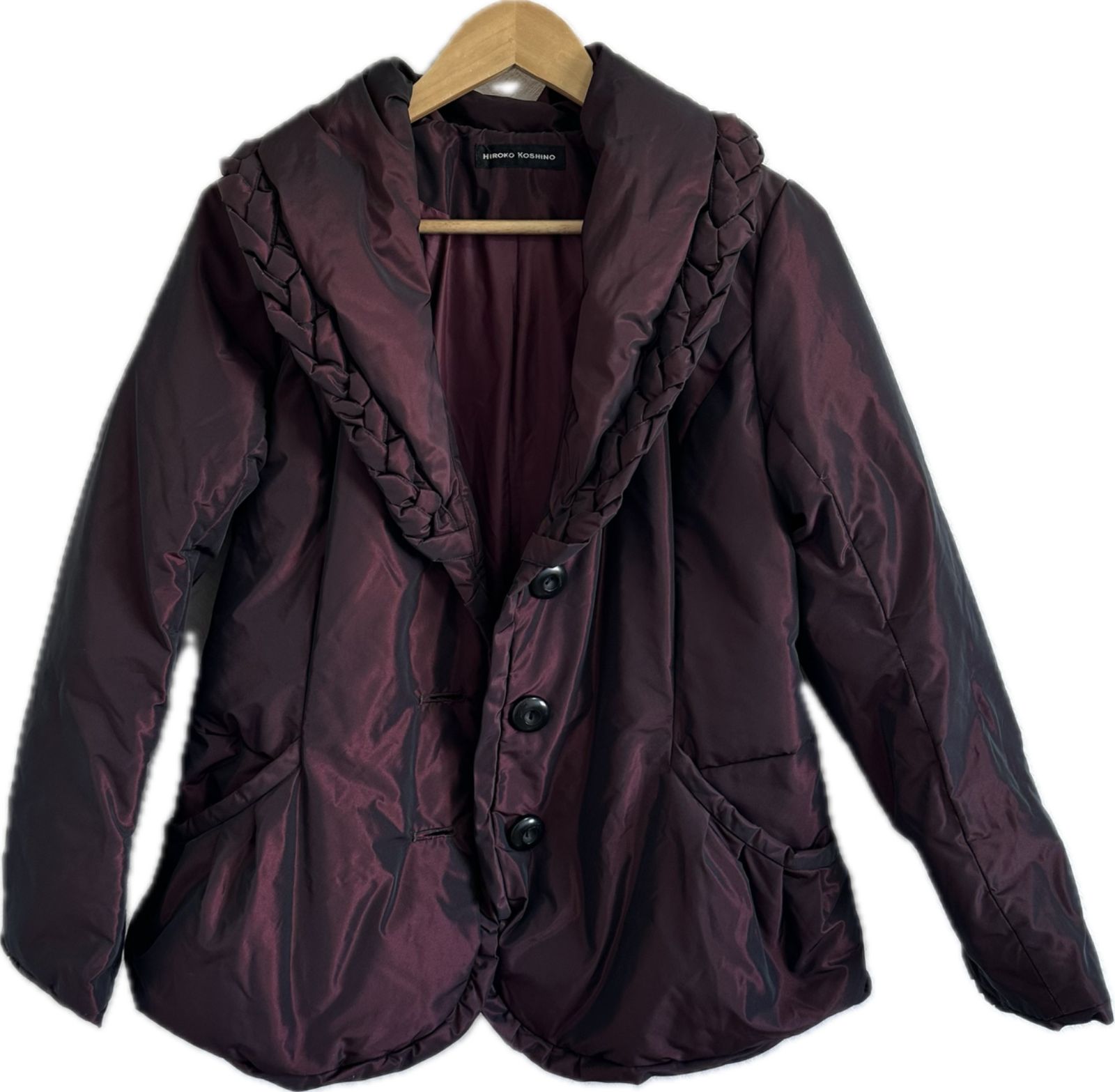 Z1638【美品】HIROKO KOSHINOヒロココシノ ダウンジャケット アウター
