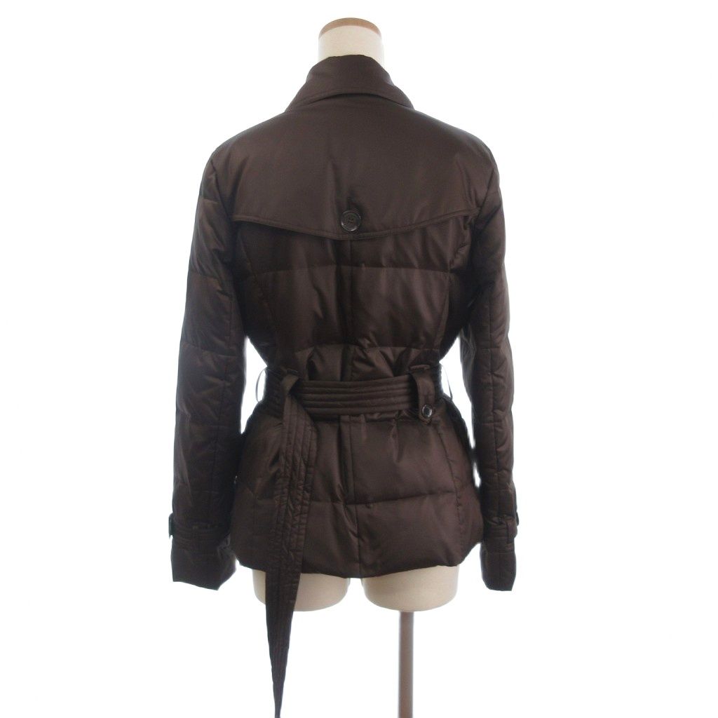 BURBERRY LONDONブラウン ダウンジャケット ベルト付き　38 バーバリー ロンドン BURBERRY LONDON ダウンジャケット ブルゾン