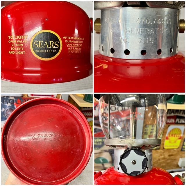 コールマン Coleman ランタン 1964年4月 シアーズランタン 200Aモデル