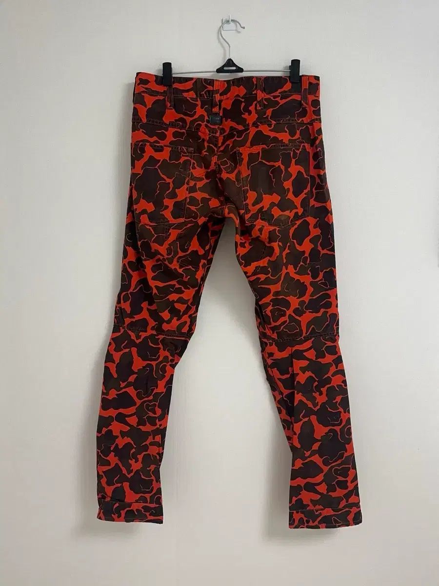 G STAR RAW 3 Dテーパード レッドカモフラージュパンツ