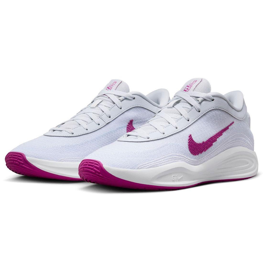 ナイキ G T ハッスル アカデミー EP HUSTLE ACADEMY ピュアプラチナム ホワイト ホットフューシャ FJ 7808 004 25 0 cm
