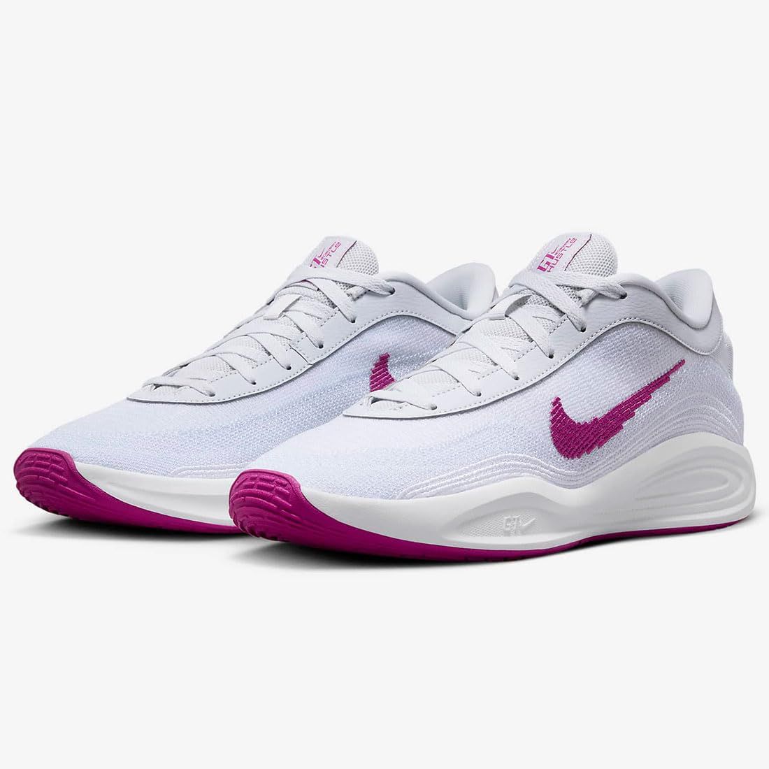 ナイキ G T ハッスル アカデミー EP HUSTLE ACADEMY ピュアプラチナム ホワイト ホットフューシャ FJ 7808 004 25 0 cm その他 陸上競技 スポーツ