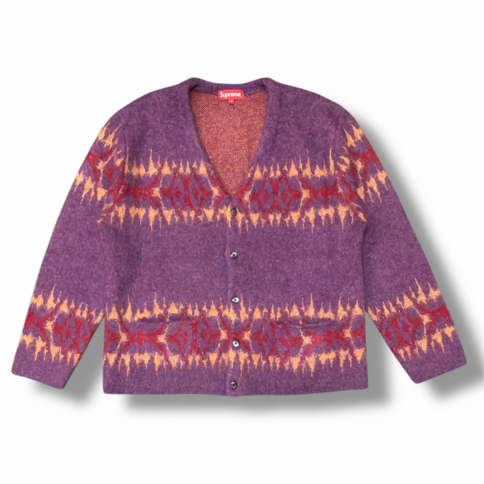 国内正規 Supreme 22AW Abstract Stripe Cardigan アブストラクト