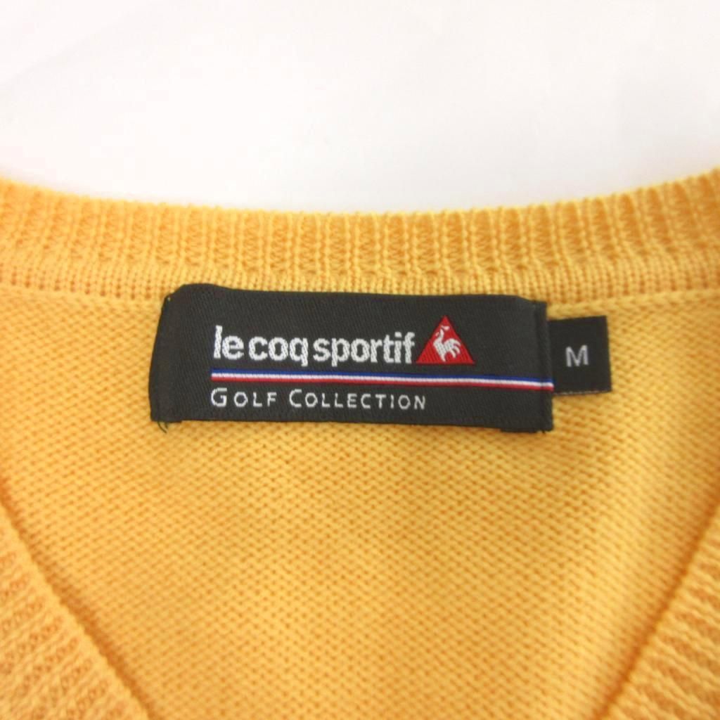 ルコックスポルティフ le coq sportif Vネック ベスト ニット ロゴ
