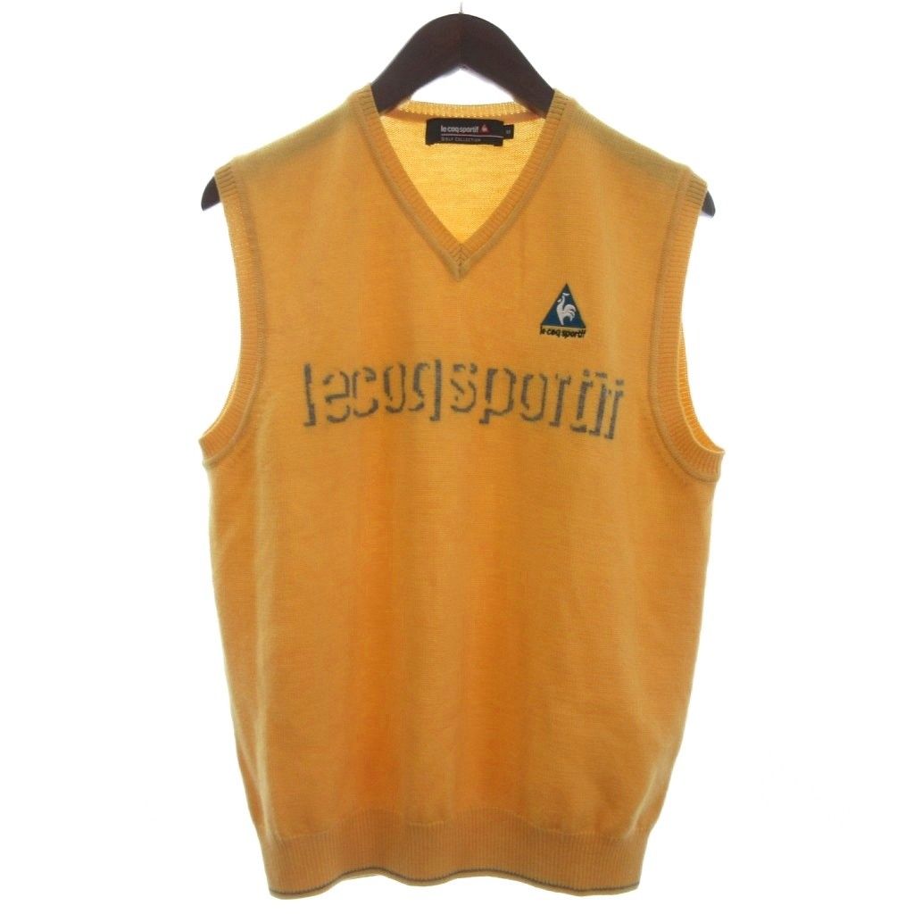 ルコックスポルティフ le coq sportif Vネック ベスト ニット ロゴ