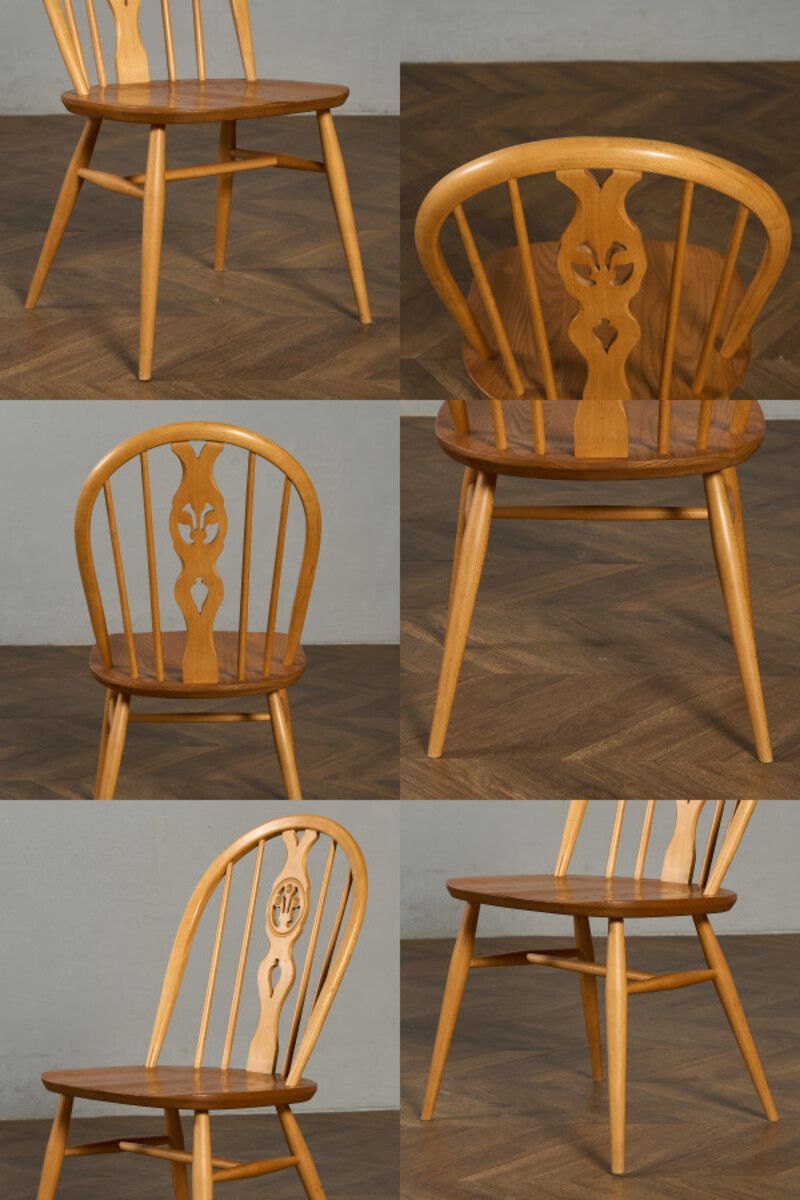 アーコール ERCOL シスルバックチェア ゴールドメタルラベル Ercol