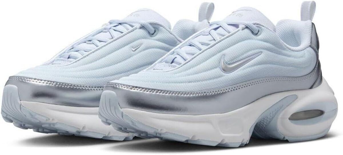 ナイキ エア マックス ポータル SE W AIR MAX PORTAL フットボールグレー ホワイト ライトブルー シルバー HM 0256-002 25.0 cm