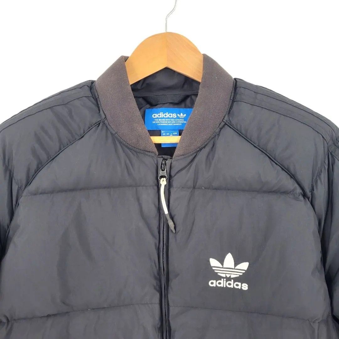 adidas アディダス SST DOWN JACKET トレフォイルロゴ ブラック XO
