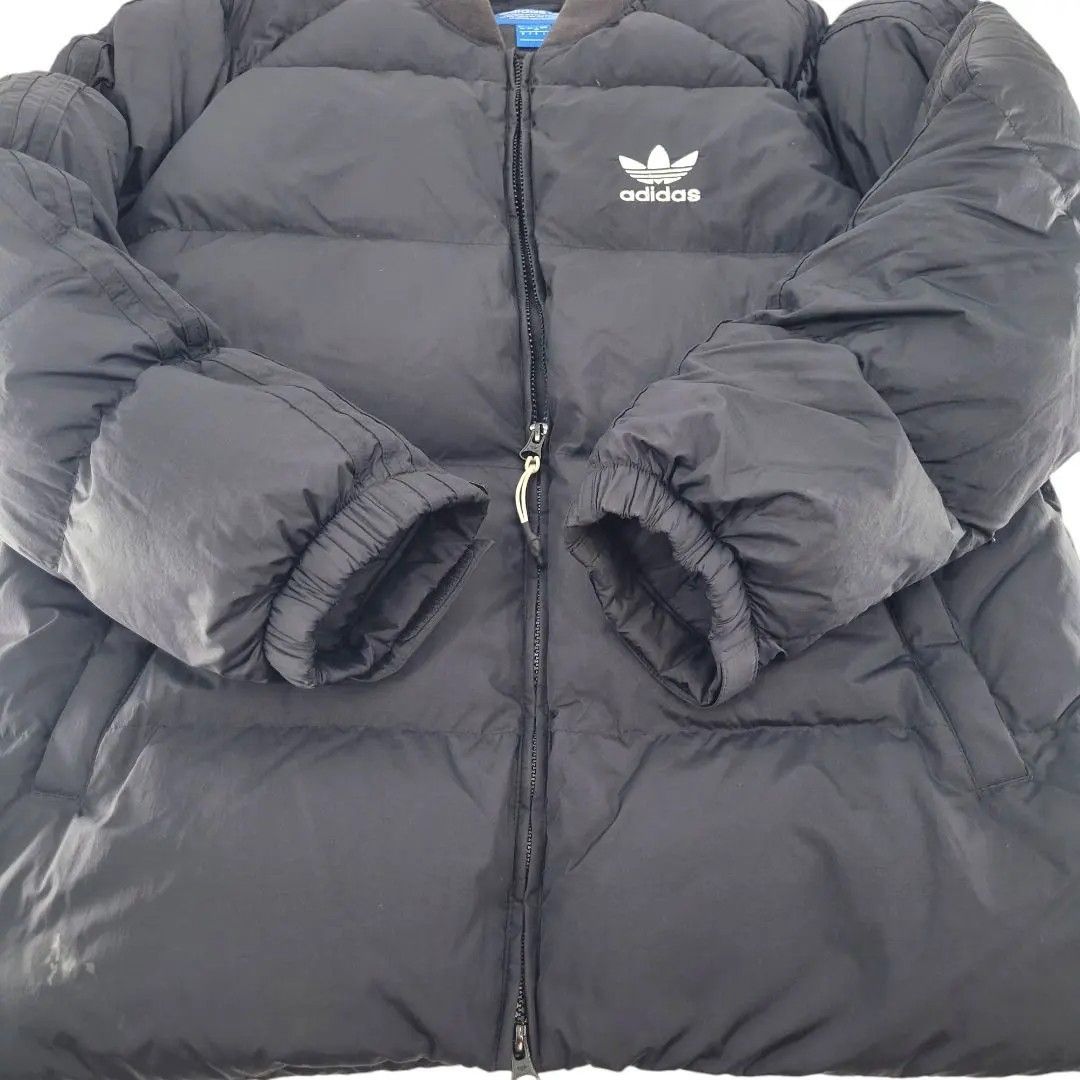 adidas アディダス SST DOWN JACKET トレフォイルロゴ ブラック XO
