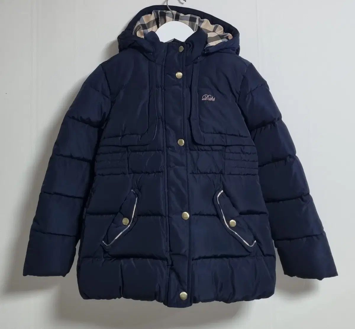 DAKS ネイビー ダウンジャケット キッズ) 130) DAKS ネイビー ダックダウン ダウン - メルカリ