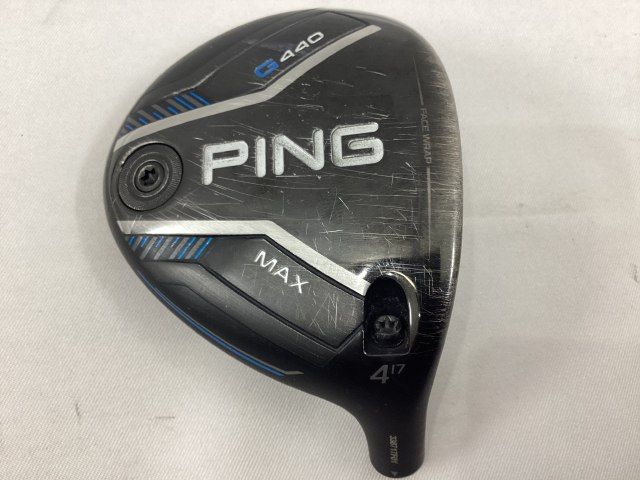 ピン G 440 MAX フェアウェイウッド 4 W ヘッド カバー付き 17 5383
