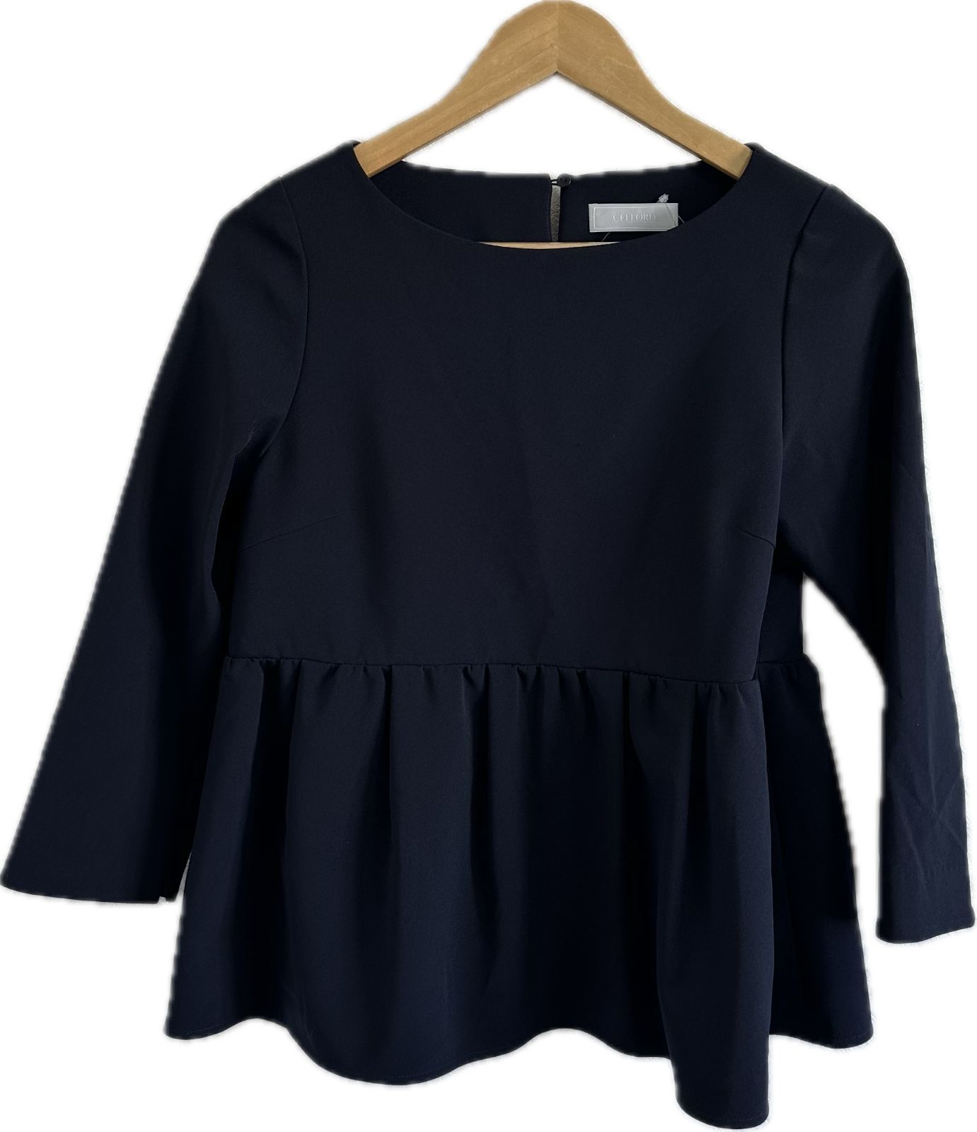 Z1638【美品】CELFORDセルフォード トップスブラウス ネイビー