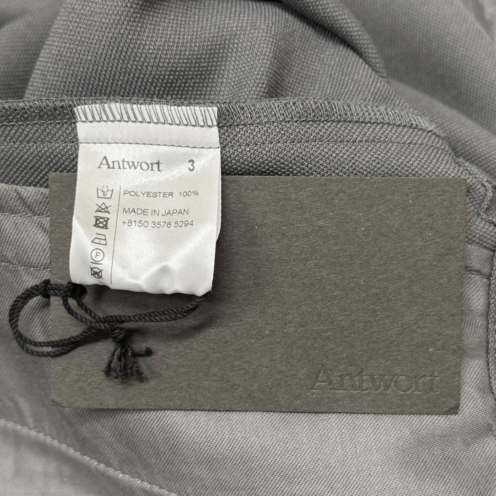 参考上代38500円 Antwort DRAPE TUCK PANTS ドレープタックパンツ
