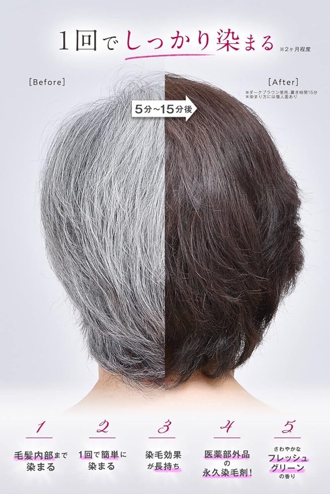  2本セット ヘアボーテエクラ ボタニカル エア フォーム ダークブラウン 80 g 白髪染め 泡 ヘア 毛染め レディース メンズ I 5 ヘナ カラーリング 白髪染め