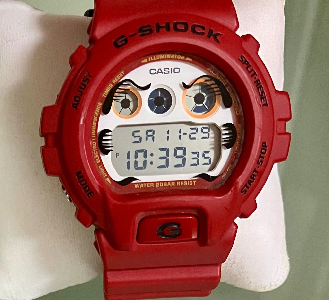 【未使用】 G-SHOCK DW-6900DA-4JR レッド 達磨 だるま ☆稼働品☆G-SHOCK/ジーショック☆限定 だるま☆DW-6900DA☆DARUMA