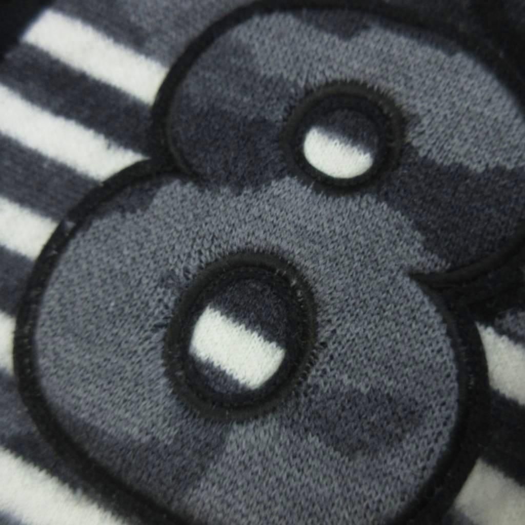 エーケーエム AKM ショールカラー ニット カーディガン ワッペン