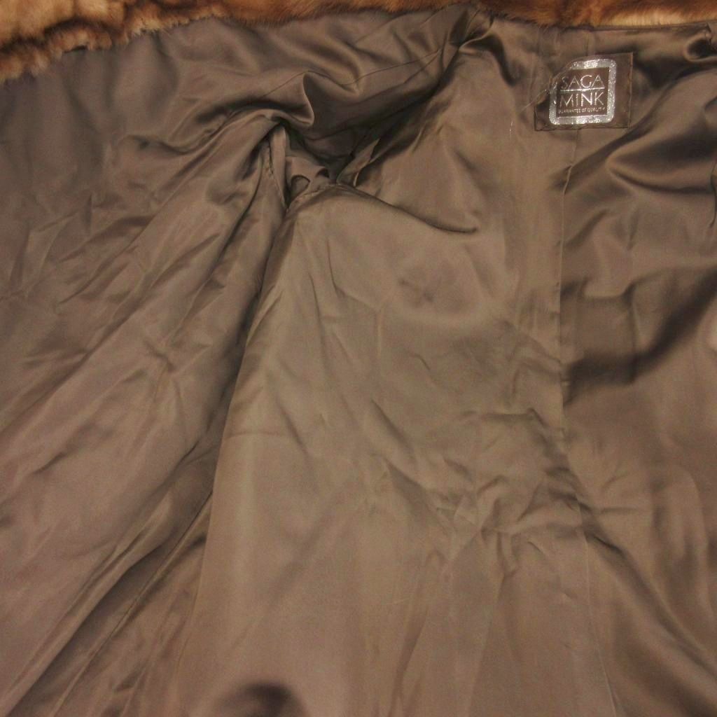 サガミンク SAGA MINK 銀サガ ミンクファー ハーフコート ジャケット