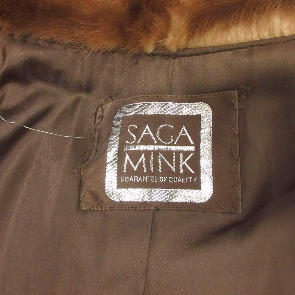 サガミンク SAGA MINK 銀サガ ミンクファー ハーフコート ジャケット