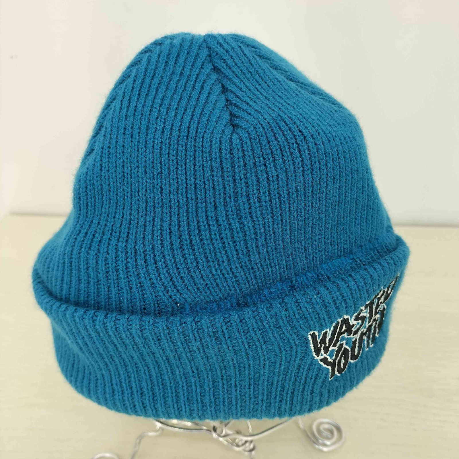ウェイステッドユース WASTED YOUTH ラバーロゴ ニット帽 BEANIE