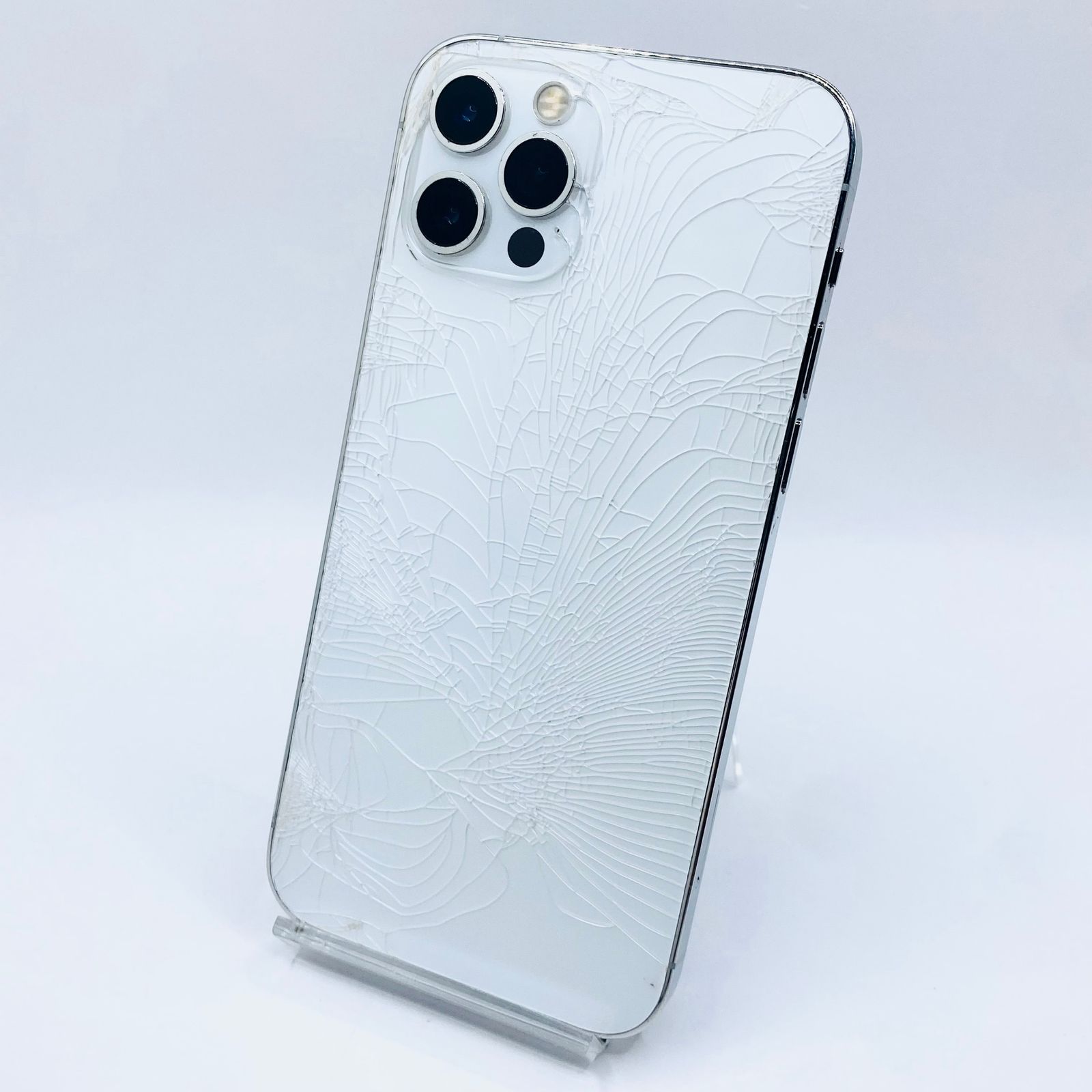 【背面割れ有り】iPhone12 Pro 128GB ホワイト 背面割れ有り】iPhone12 Pro 128GB ホワイト スマートフォン・携帯電話