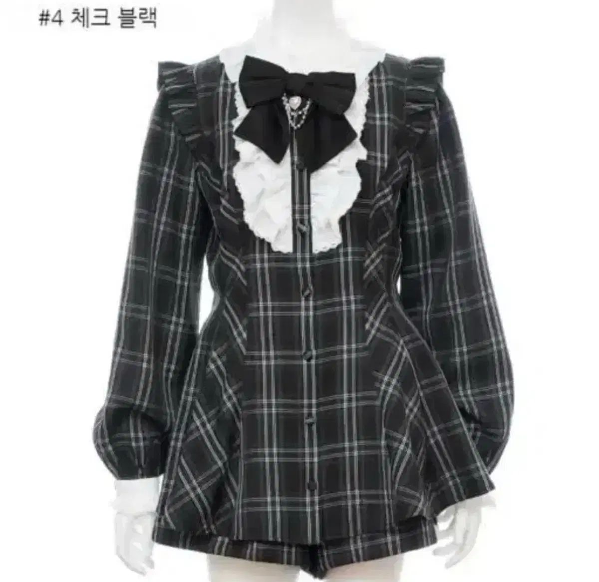 シークレットハニー チェック セットアップ 量産型地雷系