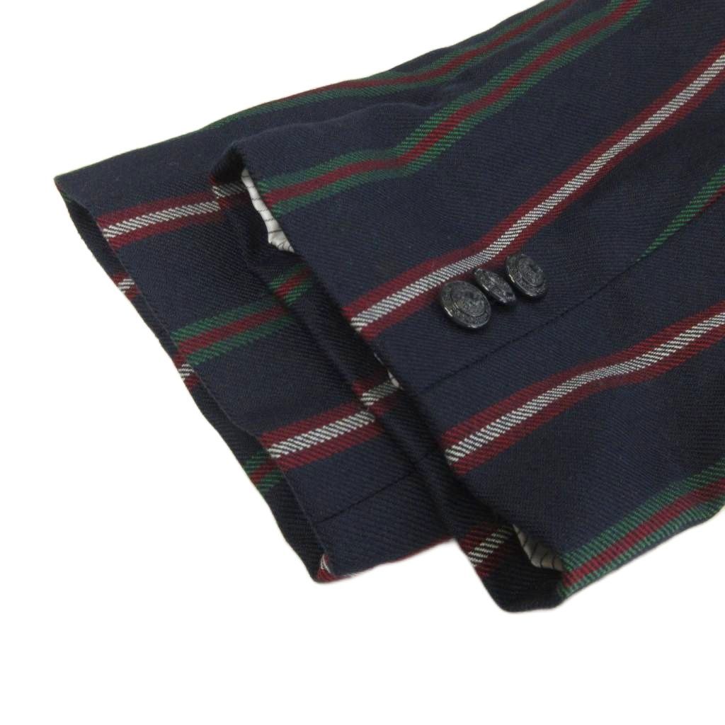 Red Fleece by Brooks Brothers / テーラードジャケット/36/ウール/ネイビー/ストライプ ブルックスブラザーズ BROOKS BROTHERS レッドフリース red fleece