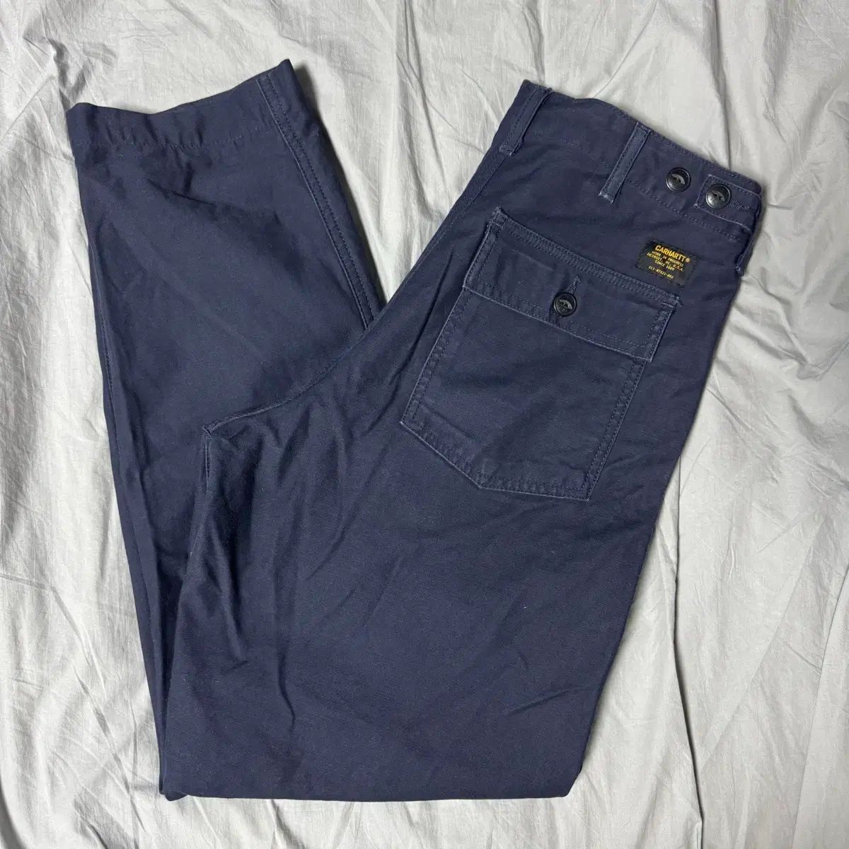 カーハート WIP ファティーグ パンツ ネイビー 30 x 32