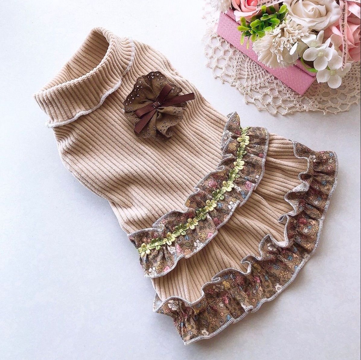かあさん 犬服ハンドメイド品 かあさん様♡ハンドメイド犬服♡ サイズ⭐️M 2着 - メルカリ