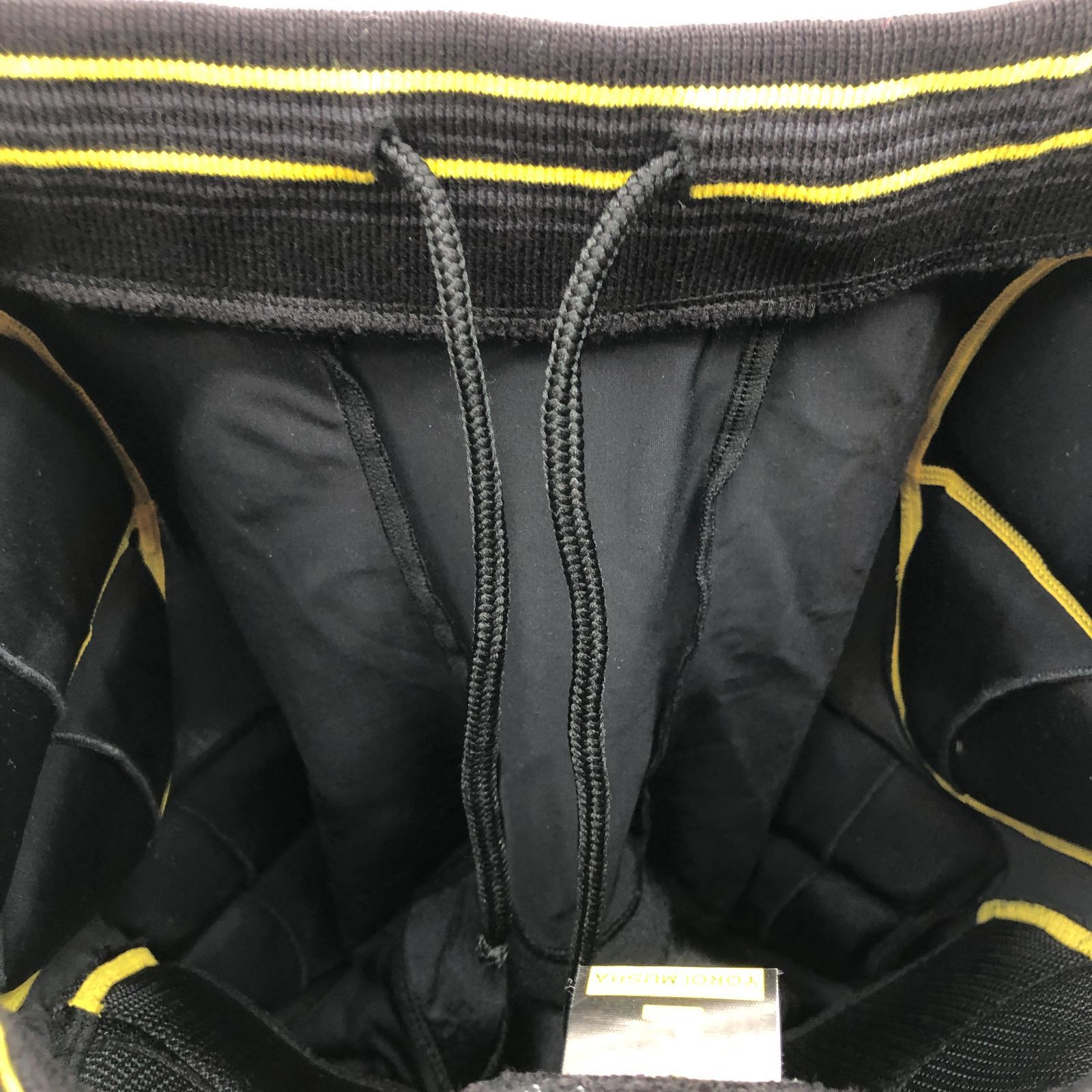 YOROI MUSHA ヒップガード Lサイズ 黒/黄色 YOROI MUSHA ヒップガード