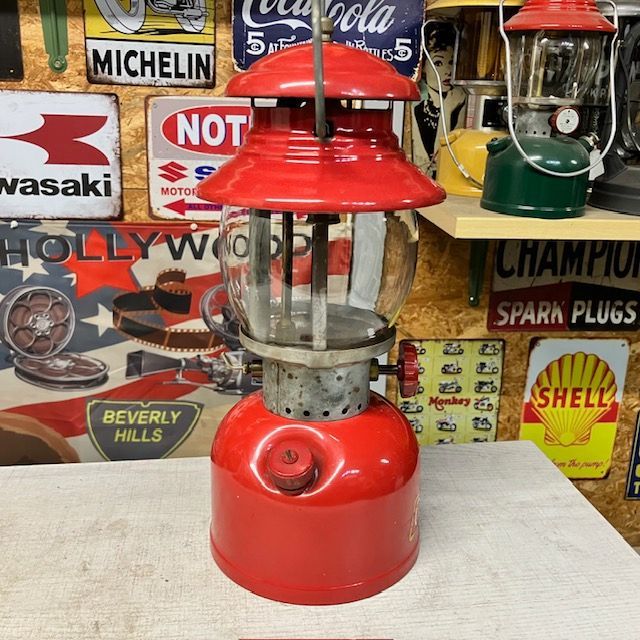 コールマン Coleman ランタン 1954年8月 200A イエローボーダー 美品
