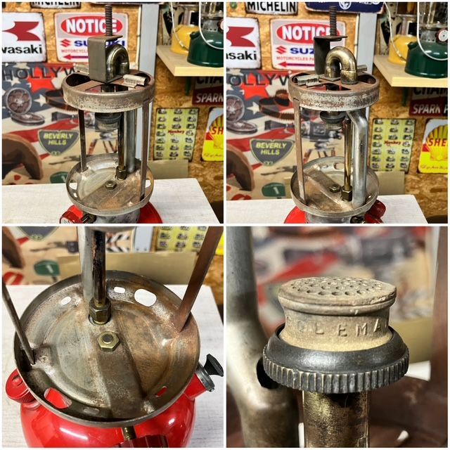 コールマン Coleman ランタン 1954年8月 200A イエローボーダー 美品