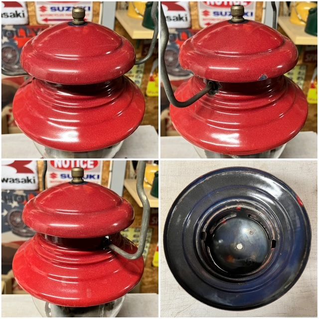 コールマン Coleman ランタン 1954年8月 200A イエローボーダー 美品