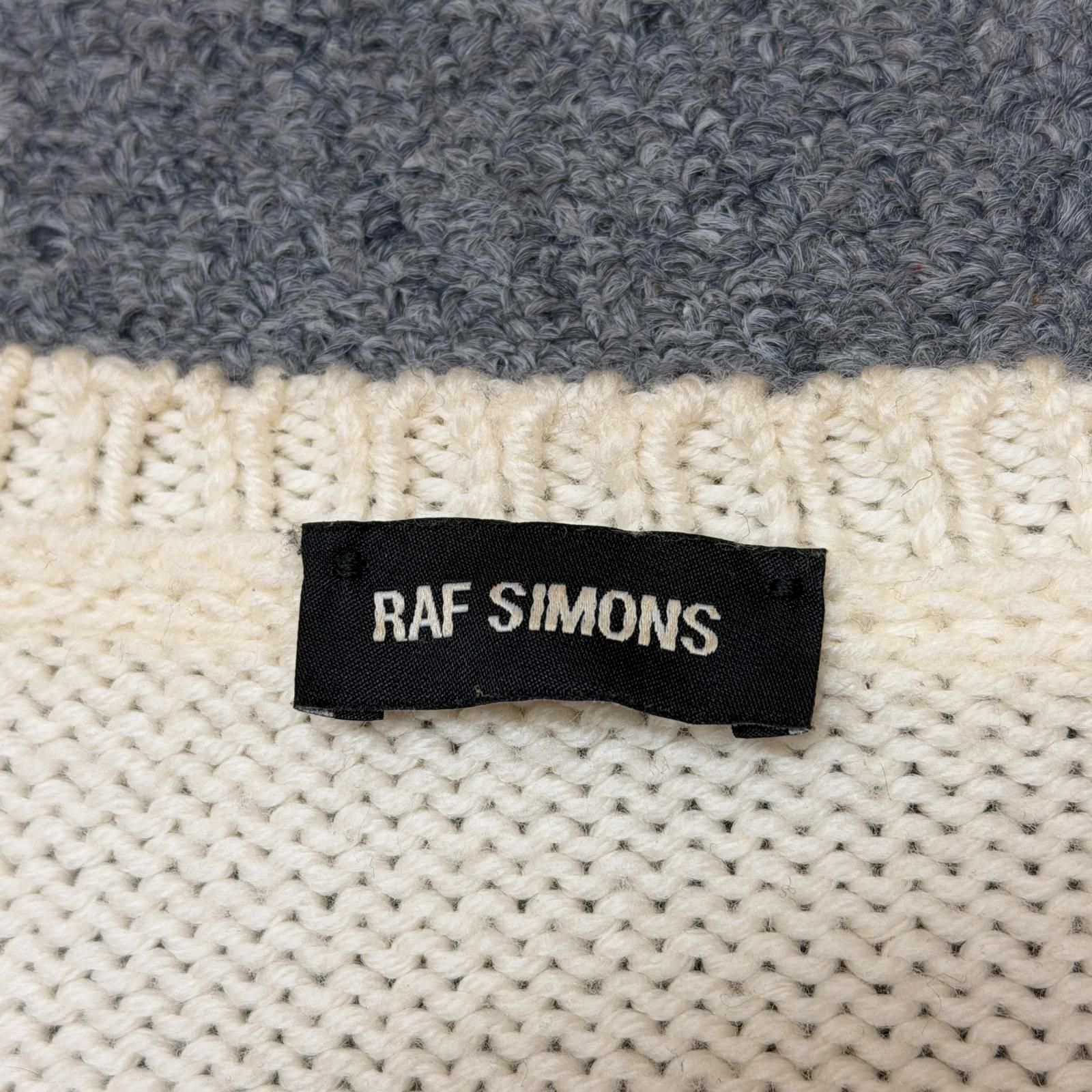 RAF SIMONS Smiley Oversized Knit スマイル クルーネック ニット